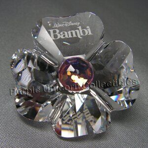 Swarovski Crystal Disney Bambi & Friends Title Plaque 955432